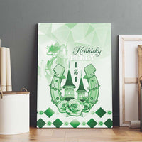 Kentucky Horse Racing Canvas Wall Art 151st Anniversary Green Version LT05