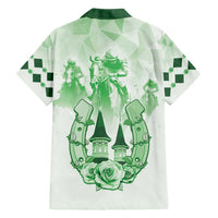 Kentucky Horse Racing Family Matching Long Sleeve Bodycon Dress and Hawaiian Shirt 151st Anniversary Green Version LT05