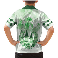 Kentucky Horse Racing Family Matching Mermaid Dress and Hawaiian Shirt 151st Anniversary Green Version LT05