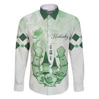 Kentucky Horse Racing Family Matching Mermaid Dress and Hawaiian Shirt 151st Anniversary Green Version LT05