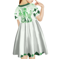 Kentucky Horse Racing Kid Short Sleeve Dress 151st Anniversary Green Version LT05