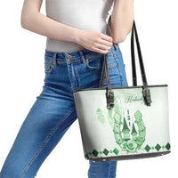 Kentucky Horse Racing Leather Tote Bag 151st Anniversary Green Version LT05