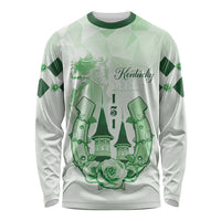 Kentucky Horse Racing Long Sleeve Shirt 151st Anniversary Green Version LT05