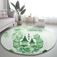 Kentucky Horse Racing Round Carpet 151st Anniversary Green Version LT05