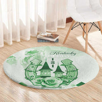 Kentucky Horse Racing Round Carpet 151st Anniversary Green Version LT05