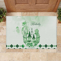 Kentucky Horse Racing Rubber Doormat 151st Anniversary Green Version LT05