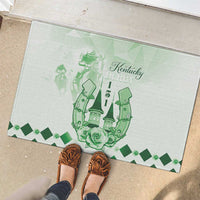 Kentucky Horse Racing Rubber Doormat 151st Anniversary Green Version LT05