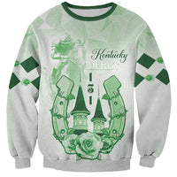Kentucky Horse Racing Sweatshirt 151st Anniversary Green Version LT05
