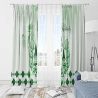 Kentucky Horse Racing Window Curtain 151st Anniversary Green Version LT05