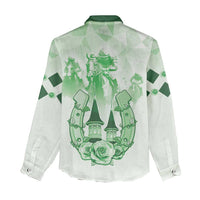 Kentucky Horse Racing Women Casual Shirt 151st Anniversary Green Version LT05
