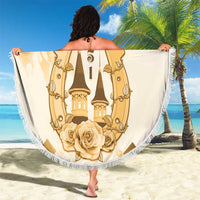 Kentucky Horse Racing Beach Blanket 151st Anniversary Beige Version LT05