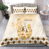 Kentucky Horse Racing Bedding Set 151st Anniversary Beige Version LT05