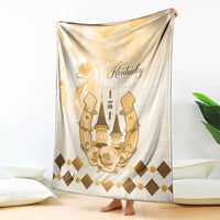 Kentucky Horse Racing Blanket 151st Anniversary Beige Version LT05