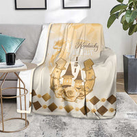 Kentucky Horse Racing Blanket 151st Anniversary Beige Version LT05