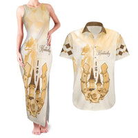 Kentucky Horse Racing Couples Matching Tank Maxi Dress and Hawaiian Shirt 151st Anniversary Beige Version LT05