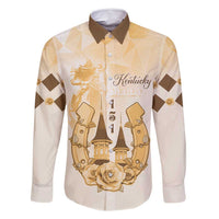 Kentucky Horse Racing Family Matching Mermaid Dress and Hawaiian Shirt 151st Anniversary Beige Version LT05