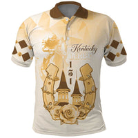 Kentucky Horse Racing Polo Shirt 151st Anniversary Beige Version LT05