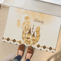 Kentucky Horse Racing Rubber Doormat 151st Anniversary Beige Version LT05