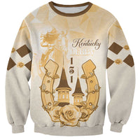 Kentucky Horse Racing Sweatshirt 151st Anniversary Beige Version LT05