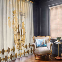 Kentucky Horse Racing Window Curtain 151st Anniversary Beige Version LT05