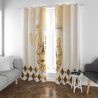 Kentucky Horse Racing Window Curtain 151st Anniversary Beige Version LT05