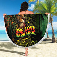 One Love Barbados Beach Blanket Rastafarian Lion Reggae Grunge Style