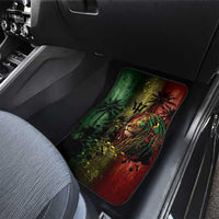 One Love Barbados Car Mats Rastafarian Lion Reggae Grunge Style