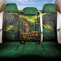 One Love Jamaica Back Car Seat Cover Rastafarian Lion Reggae Grunge Style