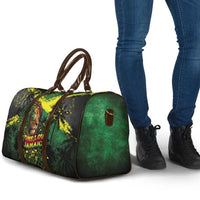 One Love Jamaica Travel Bag Rastafarian Lion Reggae Grunge Style