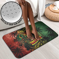 One Love Bahamas Bathroom Set Rastafarian Lion Reggae Grunge Style