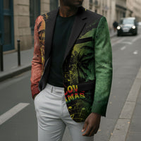 One Love Bahamas Blazer Rastafarian Lion Reggae Grunge Style