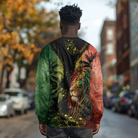 One Love Bahamas Long Sleeve Shirt Rastafarian Lion Reggae Grunge Style