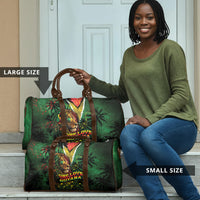 One Love Guyana Travel Bag Rastafarian Lion Reggae Grunge Style