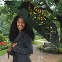 One Love Guyana Umbrella Rastafarian Lion Reggae Grunge Style