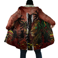 One Love Trinidad And Tobago Cloak Rastafarian Lion Reggae Grunge Style