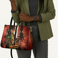 One Love Trinidad And Tobago Leather Bag Rastafarian Lion Reggae Grunge Style