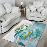 Bahamas Seahorse Area Rug Ocean Spirit - Wonder Print Shop