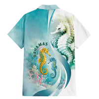 Bahamas Seahorse Family Matching Mermaid Dress and Hawaiian Shirt Ocean Spirit - Wonder Print Shop
