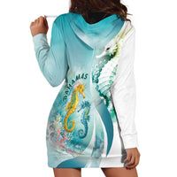 Bahamas Seahorse Hoodie Dress Ocean Spirit - Wonder Print Shop