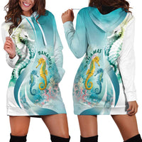 Bahamas Seahorse Hoodie Dress Ocean Spirit - Wonder Print Shop
