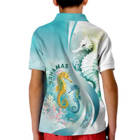 Bahamas Seahorse Kid Polo Shirt Ocean Spirit - Wonder Print Shop