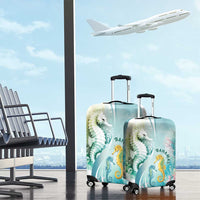 Bahamas Seahorse Luggage Cover Ocean Spirit - Wonder Print Shop