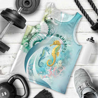 Bahamas Seahorse Men Tank Top Ocean Spirit - Wonder Print Shop