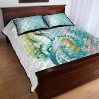 Bahamas Seahorse Quilt Bed Set Ocean Spirit - Wonder Print Shop