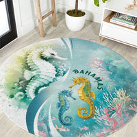 Bahamas Seahorse Round Carpet Ocean Spirit - Wonder Print Shop