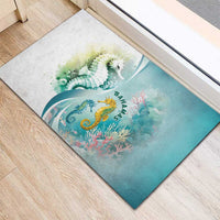 Bahamas Seahorse Rubber Doormat Ocean Spirit - Wonder Print Shop