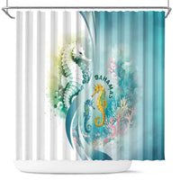 Bahamas Seahorse Shower Curtain Ocean Spirit - Wonder Print Shop