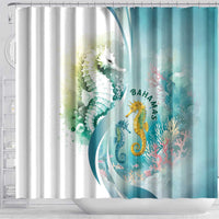 Bahamas Seahorse Shower Curtain Ocean Spirit - Wonder Print Shop