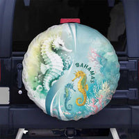 Bahamas Seahorse Spare Tire Cover Ocean Spirit - Wonder Print Shop