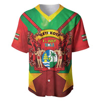 Suriname Emancipation Day Baseball Jersey Wan Switi Keti Koti - Wonder Print Shop